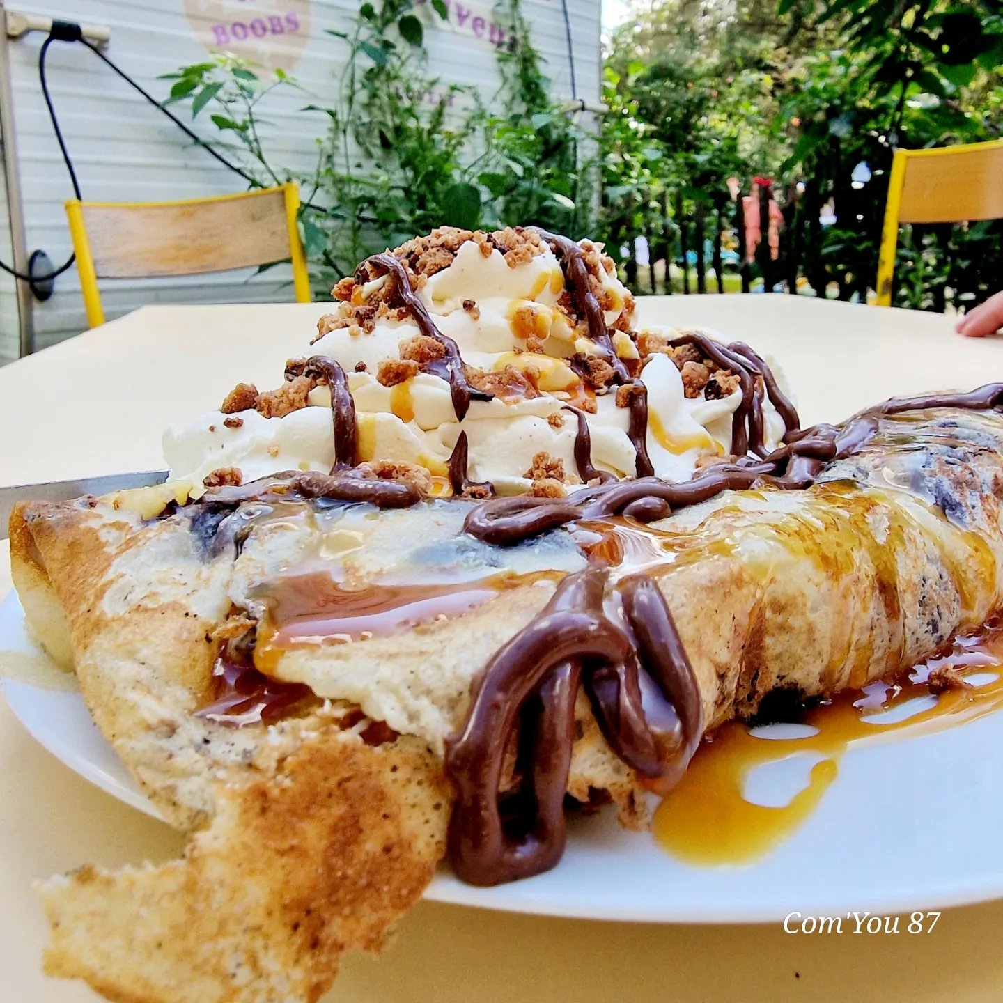 Crêpe sucrée très gourmande